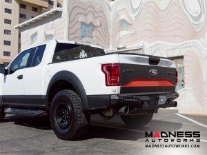 Ford Raptor Rear Bumper Honey Badger by Addictive Desert Designs - 2017 - With Side Light Mounts 10" 